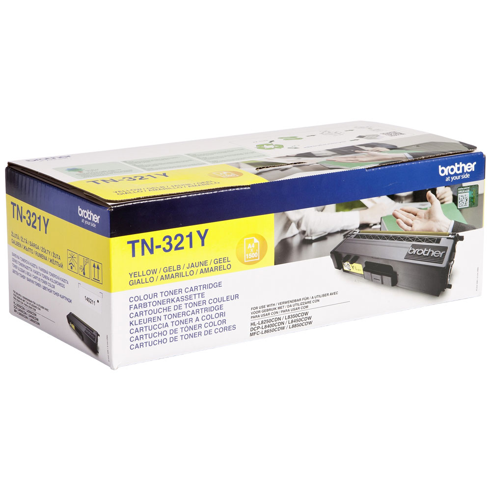 Brother TN-321Y Toner Yellow TN321Y Cartridge (TN-321Y)