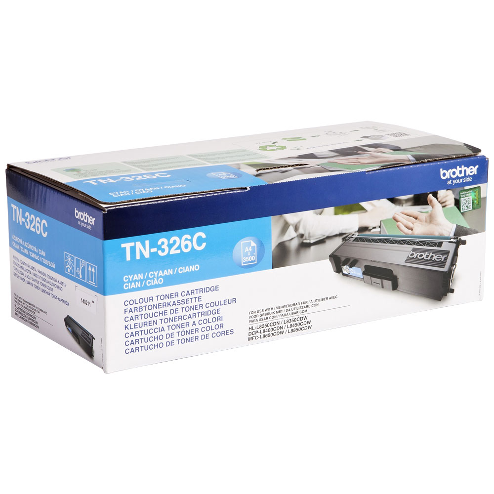 Brother TN-326C Toner Cyan TN326C Cartridge (TN-326C)