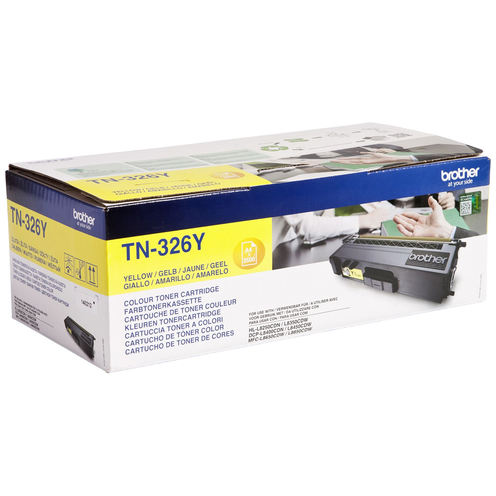 Brother TN-326Y Toner Yellow TN326Y Cartridge (TN-326Y)