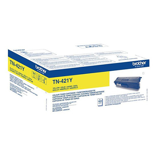 Brother TN-421Y Toner Yellow TN421Y Cartridge (TN-421Y)