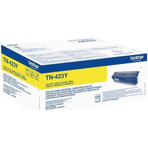 Brother TN-423Y Toner Yellow TN423Y Cartridge (TN-423Y)