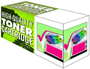 Tru Image Standard Capacity 201A Magenta Toner Cartridge Compatible with HP CF403A