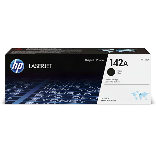 HP 142A Black Toner Cartridge, 950 Page Yield (W1420A)