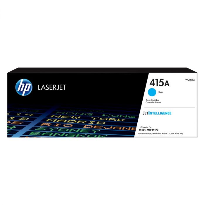 HP W2031A Cyan (415A) Toner Cartridge - W2031A, 2.1K Page Yield (W2031A)