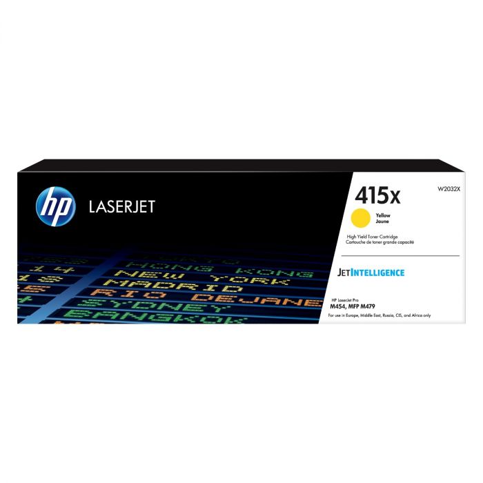 HP W2032X High Capacity Yellow (415X) Toner Cartridge - W2032X,6K Page Yield (W2032X)