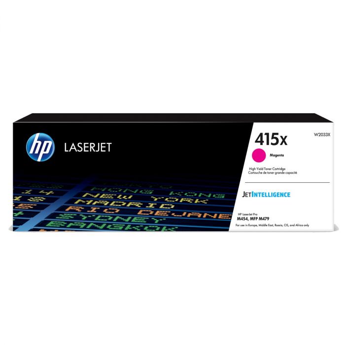 HP W2033X High Capacity Magenta (415X) Toner Cartridge - W2033X, 6K Page Yield (W2033X)