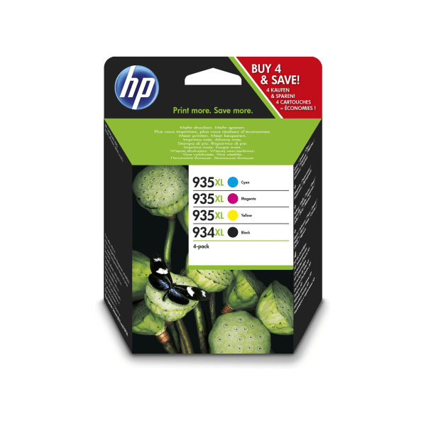 HP 934XL 935XL 4-Colour Multipack Ink Cartridge (X4E14AE) Printer Cartridge