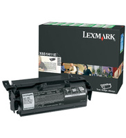 Lexmark X651H11E Black Return Program Toner Cartridge 0X651H11E Cartridge (X651H11E)