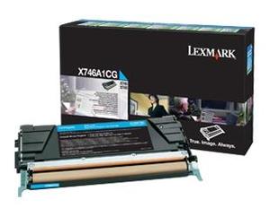 Lexmark X746A1CG Cyan Return Program Toner Cartridge 0X746A1CG Cartridge (X746A1CG)