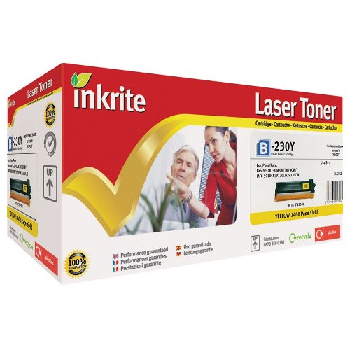 Inkrite Premium Yellow Toner Cartridge for Brother TN-230Y (B-230Y)