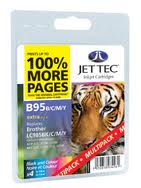 Jettec Multipack CMYK Ink Cartridges for LC985 Multi Pack (B95BCMY)