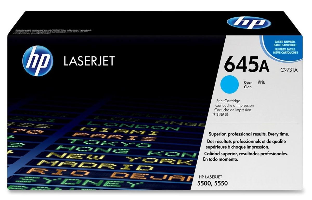 HP C9731A Cyan (645A) Toner Cartridge (C9731A)