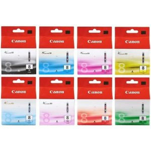 Canon Pro9000 Multipack of 8 Ink Cartridges (Pro9000Bundle)