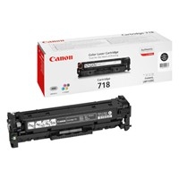 Canon 718BK Black Laser Toner Cartridge - 2662B002AA (718BK)