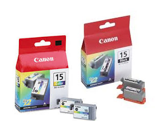 Canon BCI 15 Multipack of Black and Colour Cartridges (Canon BCI 15 Multipack)