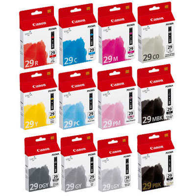 Canon PGI 29 Bundle of 12 Ink Cartridges (Canon PGI 29 Bundle)