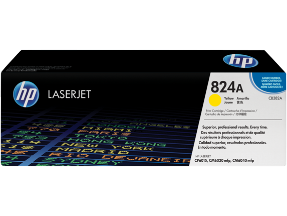 HP CB 382A Yellow (824A) Toner Cartridge - CB382A (CB382A)