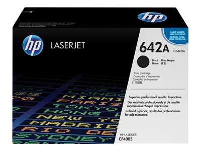 HP CB400A Black (642A) Toner Cartridge - CB400A