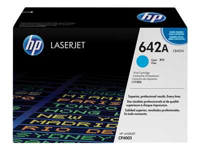 HP CB401A Cyan (642A) Toner Cartridge - CB401A