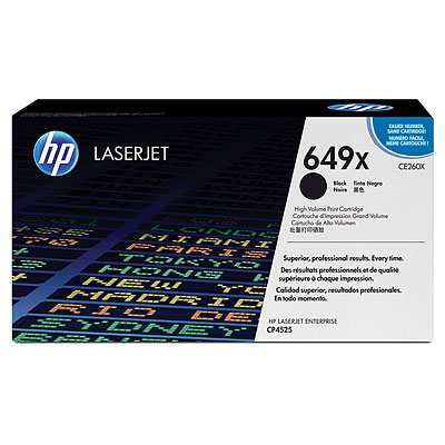 HP CE260X High Capacity Black (649X) Toner Cartridge - CE 260X