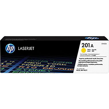 HP 201A Yellow Toner Cartridge, 1.4K Page Yield