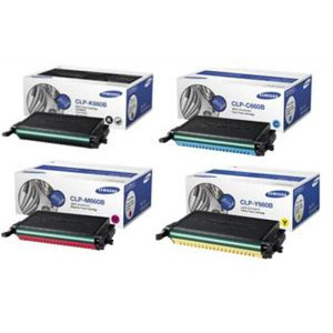 Samsung CLP-660A Toner Cartridges Multipack - CMYK 4 Cartridges Pack (CLP-660A Multipack)