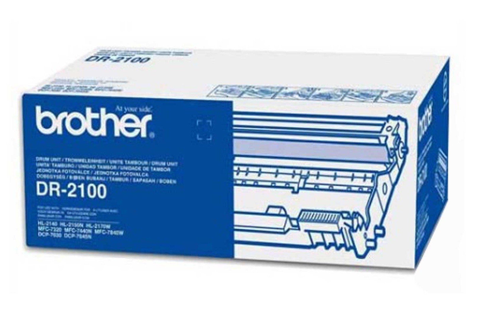 Brother DR2100 Image Drum Unit DR-2100, 12K Page Yield (DR2100)