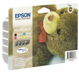 Epson T0615 Quad Pack DuraBrite Ultra (Black, Cyan, Magenta, Yellow) Ink Cartridges (T061540)