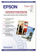 Epson S041328 Premium Semigloss Photo Paper A3+, 20 Sheets