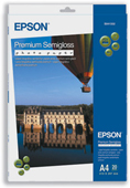 Epson S041332 Premium Semigloss Photo Paper A4, 20 Sheets