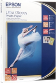 Epson S041926 Ultra Glossy Photo Paper, 20 Sheets, 4x6, 20 Sheets