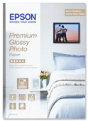 Epson Premium Glossy Photo Paper, A4 Size