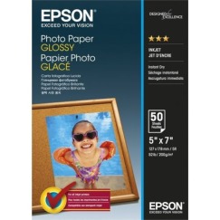 Epson Glossy Photo Paper, 5 x 7 Size, 50 Sheets