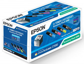 Epson Espon C13S050268 Multipack CMYK Laser Cartridges