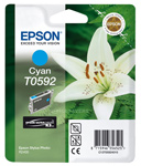 Epson T0592 UltraChrome K3 Cyan Ink Cartridge (T059240)