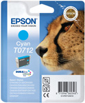 Epson T0712 DuraBrite Ultra Cyan Ink Cartridge (T071240)