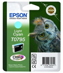 Epson T0795 Claria Photographic Light Cyan Ink Cartridge