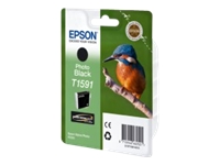 Genuine Epson T1591 Ink Photo Black C13T15914010 Cartridge (T1591)