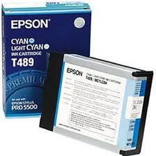 Epson Cyan Epson T489 Ink Cartridge (C13T489011) Printer Cartridge