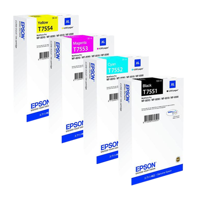 Epson T7551 High Capacity Pack of Ink Cartridges (Epson T7551 Pack)