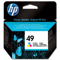 HP 49 High Capacity Colour Ink Cartridge - 51649A (51649AE)