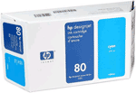 HP 80 Cyan DesignJet Ink Cartridge C4846A
 (C4846A)