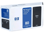 HP 80 Black DesignJet Ink Cartridge C4871A