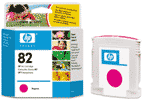 HP 82 Magenta Color Ink Cartridge (C4912A)