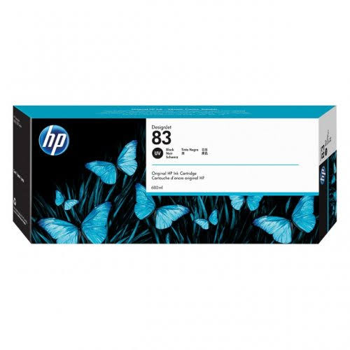 HP 83 Black DesignJet UV Ink Cartridge C4940A