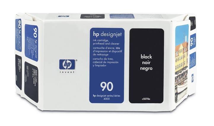 HP 90 Black DesignJet Value Pack ( Ink Cartridge, Printhead & Printhead Cleaner) C5078A (C5078A)