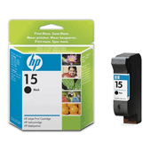 HP 15 High Capacity Black Ink Cartridge (C6615DE)