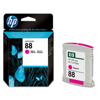 HP 88 Standard Capacity Vivera Magenta Ink Cartridge - Expired Out of Date (C9387AE)