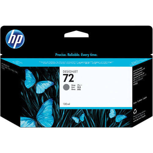 HP 72 High Capacity Grey Ink Cartridge, 130ml