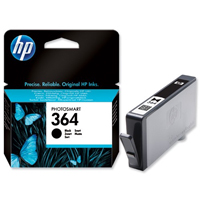 HP 364 Standard Capacity Black Ink Cartridge - CB316E